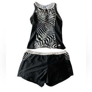 ZeroXposur Black and White Women's Swim Set